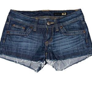 X2 Brand Quality Denim Shorts Medium to Dark wash
